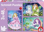 Schmidt Puzzle Princezná, víla a morská panna