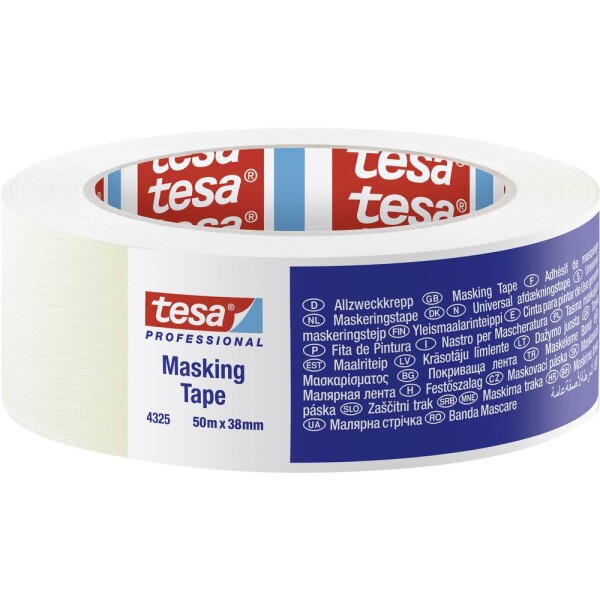 Tesa STANDARD 04325-00003-01 krepová lepiaca páska tesa® Professional béžová (d x š) 50 m x 38 mm 1 ks; 04325-00003-01