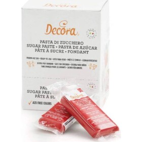 Potahovacia hmota 100 g červená - Decora - Decora