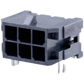 Molex vstavaná pinová lišta (štandardná) Počet pólov 6 Raster (rozteč): 3.00 mm 430450608 1 ks Tape on Full reel; 430450608