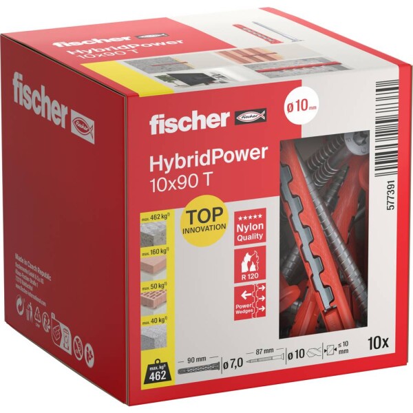 Fischer HybridPower sada hmoždiniek 90 mm 577391 10 ks; 577391