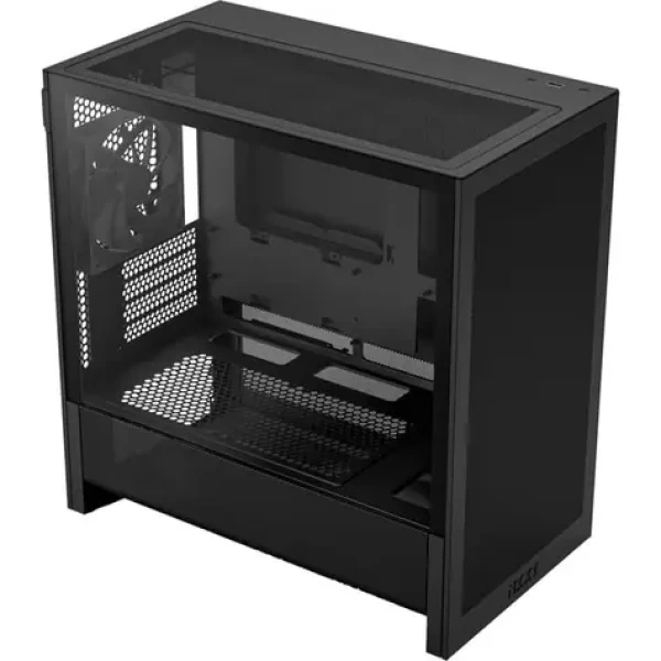 NZXT H3 Flow 2025 čierna / mATX / 1x USB-A 3.2 / 1x USB-C 3.2 Gen2 / 1x 120mm / bez zdroja / priehľadná bočnica (CC-H31FB-01)