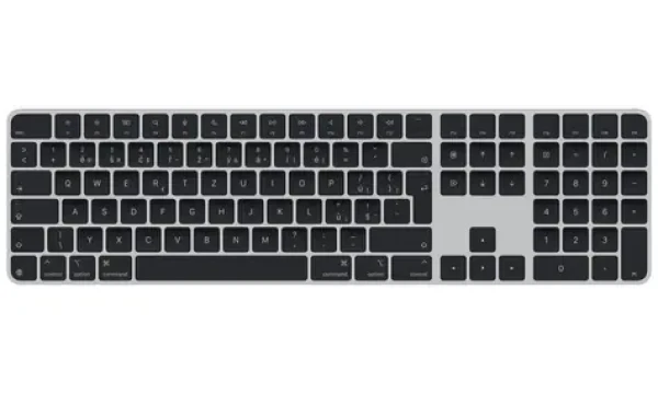 Apple Magic Keyboard s Touch ID a numerickou časťou - CZ / klávesnica / BT / CZ Layout (MXK83CZ/A)
