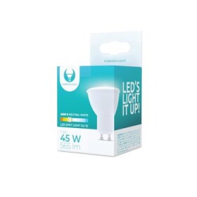 Forever LED žiarovka GU10 7W (neutrálna biela) / 565lm / 4500K (LZGU107WNW)