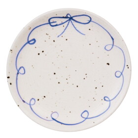 Strömshaga Kameninový tanier Viola Bow Blue 26 cm