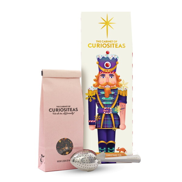 The Cabinet of CURIOSITEAS Vianočný čierny čaj Nutcracker Christmas Tea 70 g + sitko