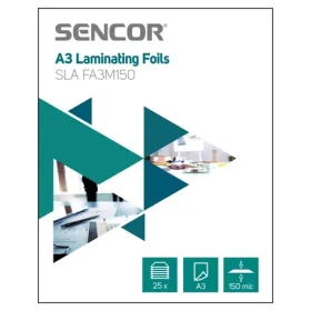 Sencor SLA FA3M150 Laminovacia fólia A3 / 150mic / 25ks (8590669199297)