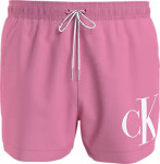 Pánske plavky SHORT DRAWSTRING KM0KM00967 TFZ pink Calvin Klein