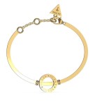 Guess Modny pozlátený náramok Circle Lights JUBB03172JWYG cm