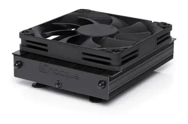 Noctua NH-L9A-AM5 chromax.black čierna / Low-profile CPU chladič / 92 mm PWM / AMD AM5 / TDP 61 W (NH-L9a-AM5 ch.bk)