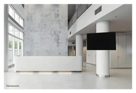 Neomounts WL30S-910BL16 čierna / Stĺpový držiak TV / 40-75" / fixný / zamykateľný / nosnosť 50 kg (WL30S-910BL16)
