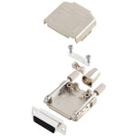 TRU COMPONENTS TCDPPK15MHDS26K 7709072 sada D-SUB zásuvková lišta 180 ° Pólov: 26 spájkovaný 1 ks; 7709072