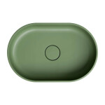 OMNIRES - OVO M+ umývadlo na dosku, 55 x 36 cm olive /OL/ OVOUNOL