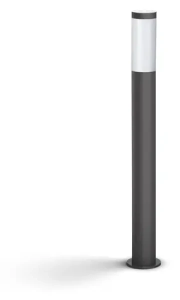 Philips Utrecht antracitová / Vonkajšie stĺpikové svietidlo / E27 20W / bez zdroja / 80 cm / IP44 (SKL000396651)