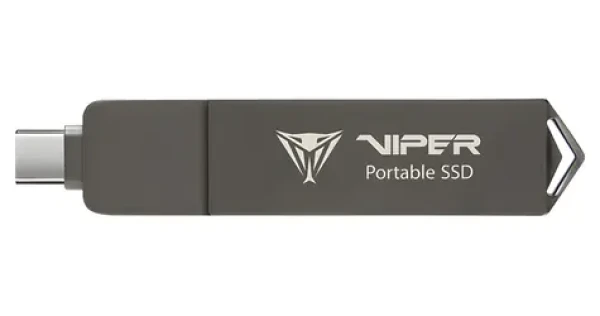 Patriot VIPER PVP30 512GB čierna / Externý SSD / R: 1000MBs / W: 1000MBs / USB-C 3.2 Gen 2 (PVP30512G28UDG)