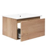 Kúpeľňová skrinka s umývadlom Naturel Savona 78x43x44, 8 cm dub halifax mat SAVONA80DH SAVONA80DH