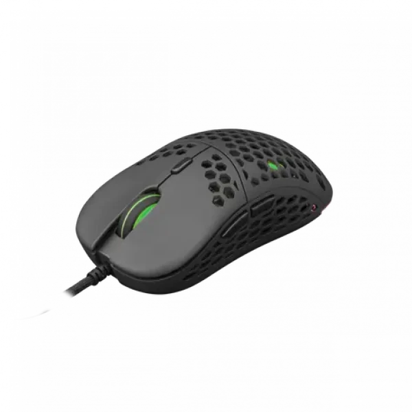 White Shark ESL-M4 NAGINATA čierna / Herná myš / optická / 16000 DPI / 6 tlačidiel / RGB / USB (NAGINATA)