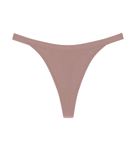 Dámske tangá Smart Natural Brazilian String - BROWN - hnedá 00ZE - TRIUMPH BROWN 01