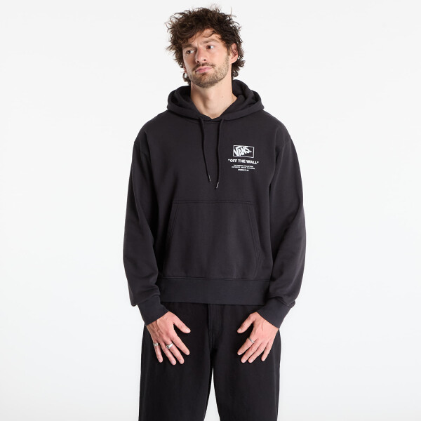 Mikina Vans Stacked Hi Pullover Black/ White XL