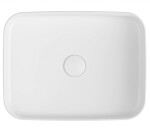 ISVEA - INFINITY RECTANGLE keramické umývadlo na dosku, 50x36cm, biela 10NF65050