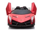 Mamido Elektrické autíčko Lamborghini Venny LCD MP4 4x4 červené