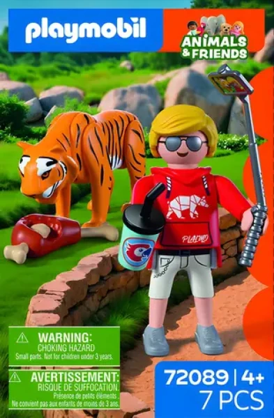 Playmobil 72089 Tiger a návštevník