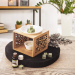 Elegantná aromalampa s bambusom