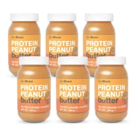 Proteínové arašidové maslo - GymBeam (slaný karamel, 6 x 900 g) (7471-7-saltycaramel-6x900g)