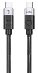 Orico CC240 čierna / Kábel USB-C na USB-C / USB4 / 40 Gbps / 240 W / 8K 60Hz / 1,5 m (CC240-40-15-BK-BP)