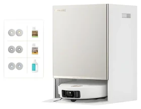 Dreame Matrix10 Ultra biela / Robotický vysávač / 6400 mAh / 30000 Pa / Amazon Alexa Google Assistant Siri (RLX95CE-WH)