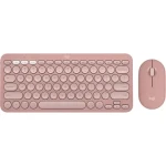 Logitech MK380 Pebble 2 ružová / Bezdrôtový set klávesnice a myši (920-012241)