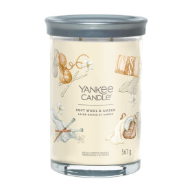 Yankee Candle Signature Soft Wool amp; Amber Tumbler 567g (5038581142883)