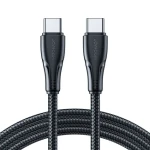 Joyroom S-A11 Nabíjací kábel USB-C(M) - USB-C(M) 60W 0.25m čierna (6956116790943)