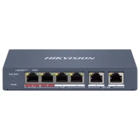 HIKVISION DS-3E1106HP-EI / Switch / 4X 100 Mbps RJ45 PoE / 4X 100 Mbps RJ45 (DS-3E1106HP-EI)