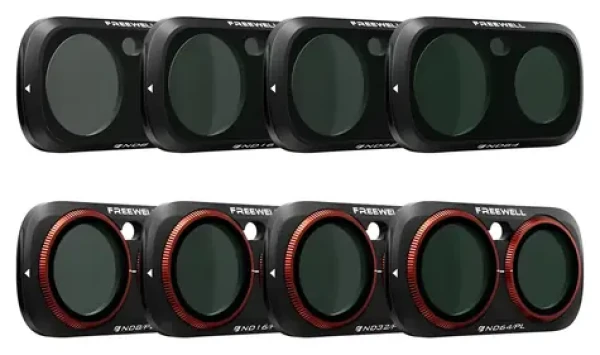 Freewell All Day sada filtrov Insta360 Luna Ultra / Sada filtrov / 8 ks / ND8, ND16, ND32, ND64, ND/PL (FW-LNUB-ALD)