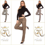 Sexy KouCla pants in square look with glitter