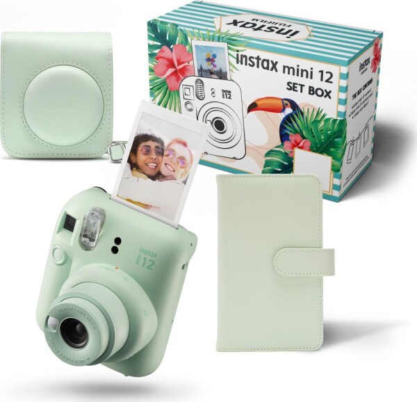 Fujifilm Fujifilm Instax Mini 12 Set Box 86 x 54 mm Zelený