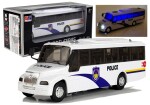 Mamido Model autobusu Policajný autobus svietiaci bielo