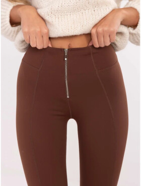 Dámske nohavice NM SP V3696.24 Tmavo hnedé - FPrice L/XL tmavě hnědá