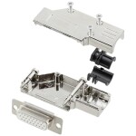Encitech DCMR15-FK-HDS26-W-K 6355-8066-12 sada D-SUB zásuvková lišta 90 ° Pólov: 26 spájkovaný 1 ks; 6355-8066-12