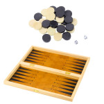 Mamido Drevená logická hra 3v1 Šach Dáma Backgammon