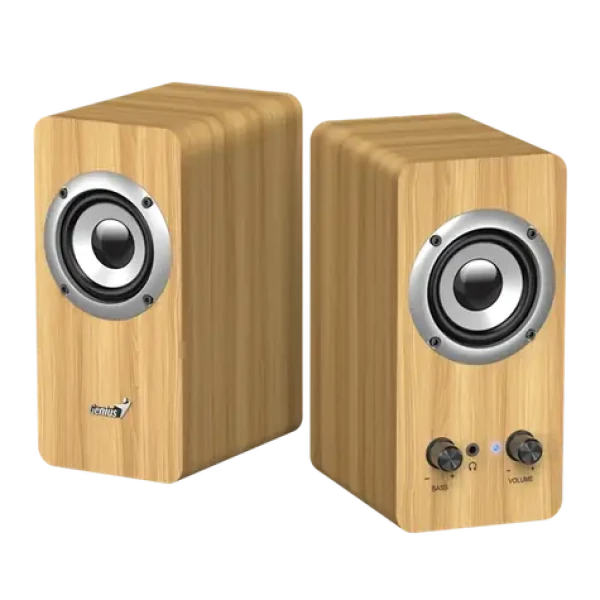 Genius SP-HF400 svetlé drevo / Repro 2.0 / 10W / 3,5 mm jack (31730058401)