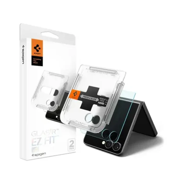 Spigen Glass TR EZ Fit HD Ochranné sklo pre Samsung Galaxy Z Flip 7 číra / 2ks (AGL09585)
