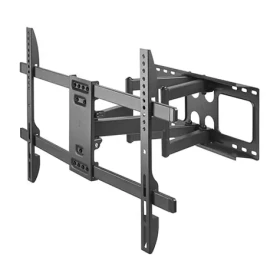 Brateck LPA69-466 čierna / Heavy Duty Polohovateľný nástenný držiak pre TV 37"-80" / výsuvný / nosnosť 60kg (BRLPA69466)