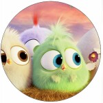 Jedlý papier Angry Birds mláďatá v hniezde 19,5 cm - Pictu Hap - Pictu Hap