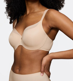 Dámska podprsenka BMU Illusion Curve Bra W01 - BROWN ecru 00NZ - TRIUMPH NUDE BEIGE 80F