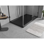 MEXEN - Flow sprchová vanička obdĺžniková slim 100 x 160, čierna mat 46R701016