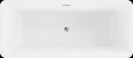 MEXEN/S - Tonia vaňa voľne stojaca 170 x 75, biela, sifón a prepad chróm 52171707500-01
