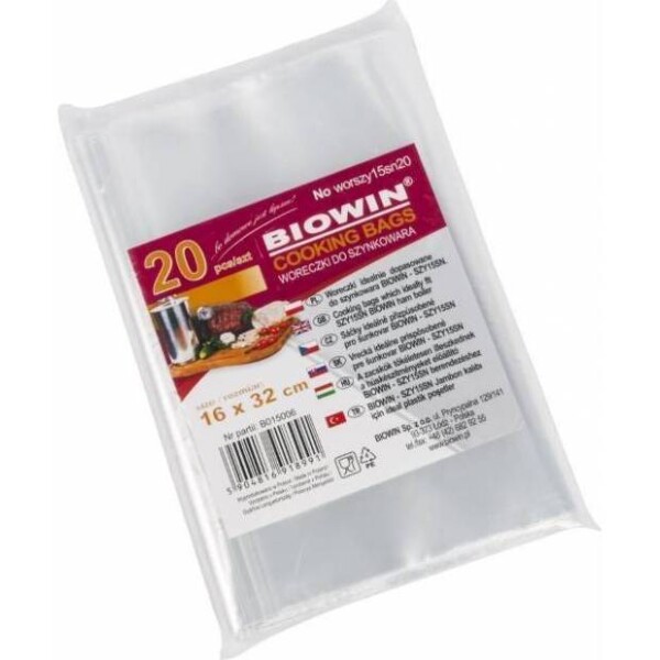Sáčky do šunkovača 20 ks na 1,5 kg - BIOWIN - BIOWIN