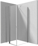 DEANTE/S - Sprchovací kút výklopné 80, pevná stena 70 KTSU042P+KTS_037P KERRIA/0351